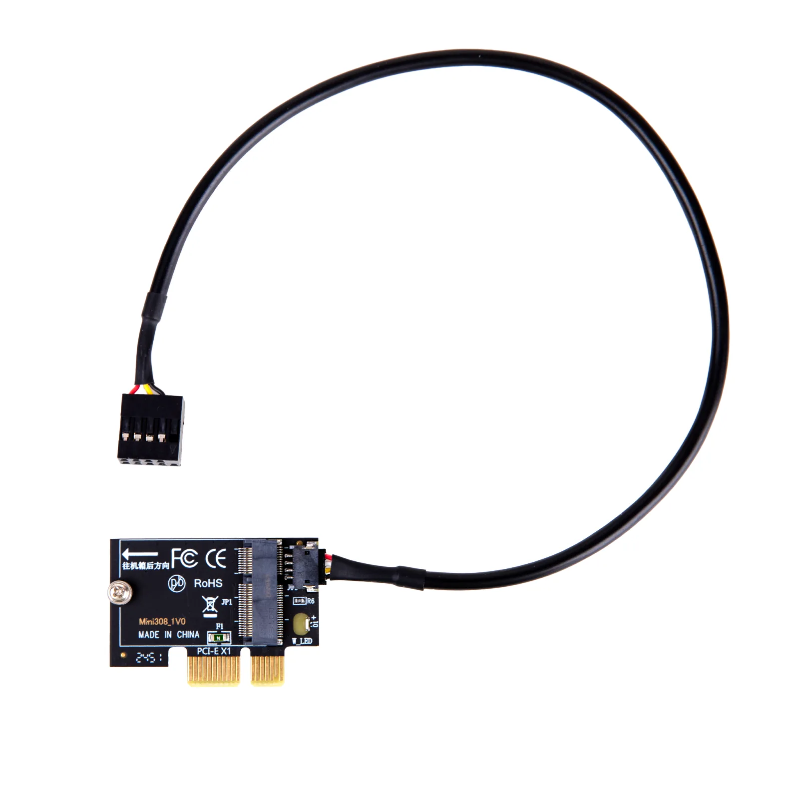 NGFF TO PCIE ADAPTER WITH CABLE - MINI PCIE WIRELESS CARD CONVERTER