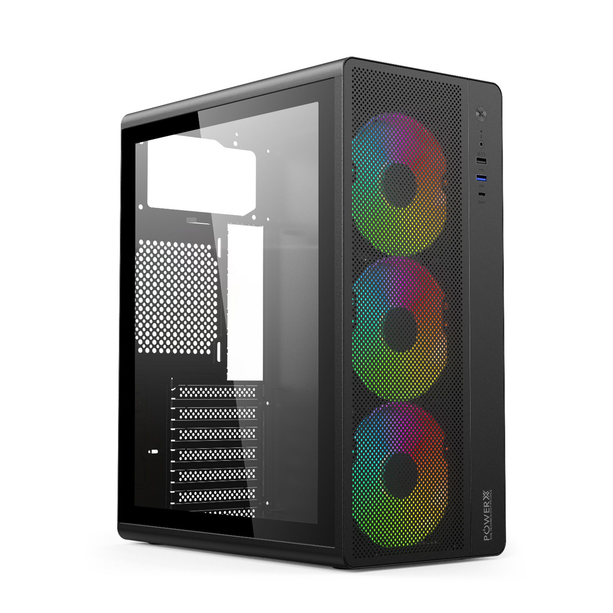 POWERX U510 Ultra Cabinet Black