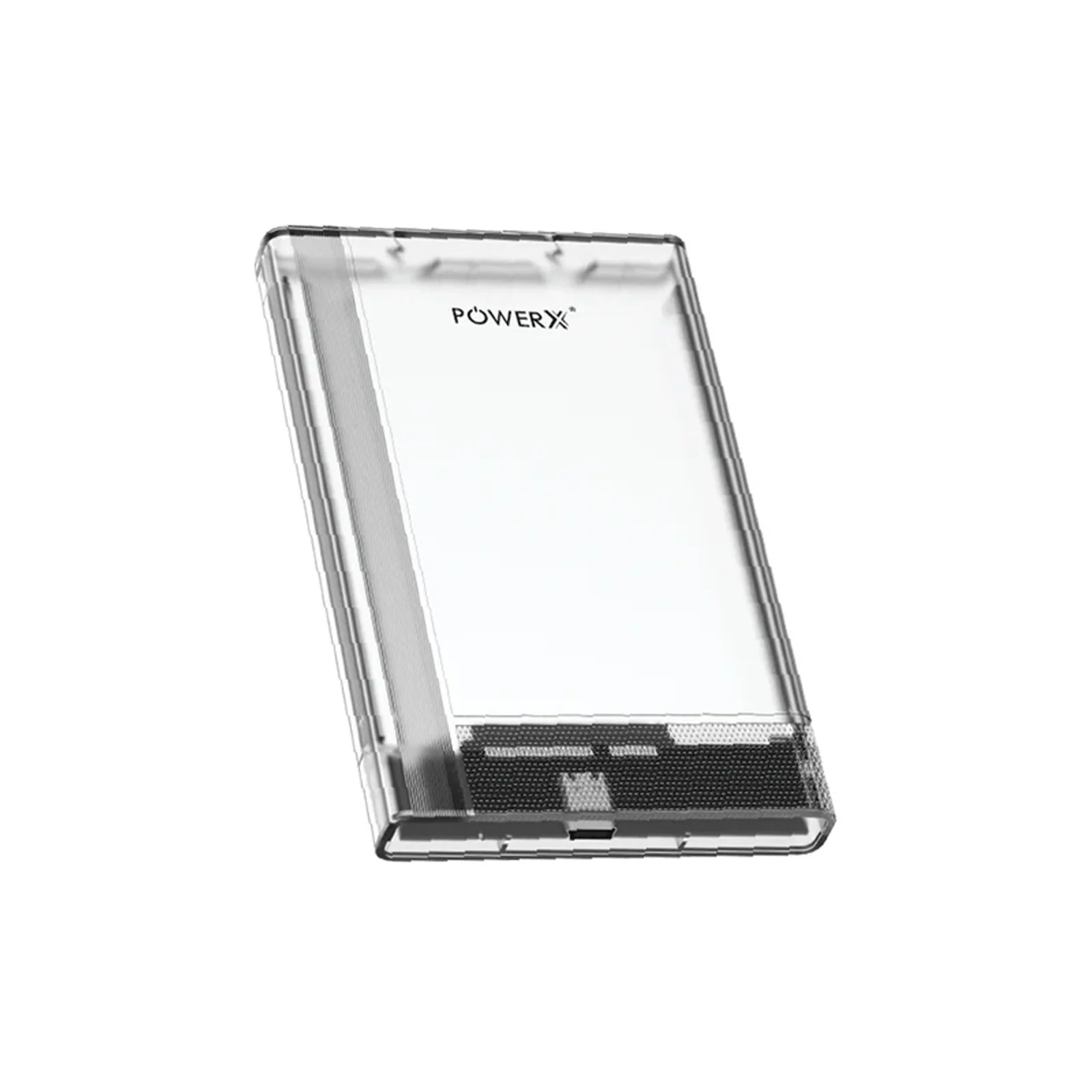 POWERX 2.5" TRANSPARENT USB 3.1 TO SATA ENCLOSURE